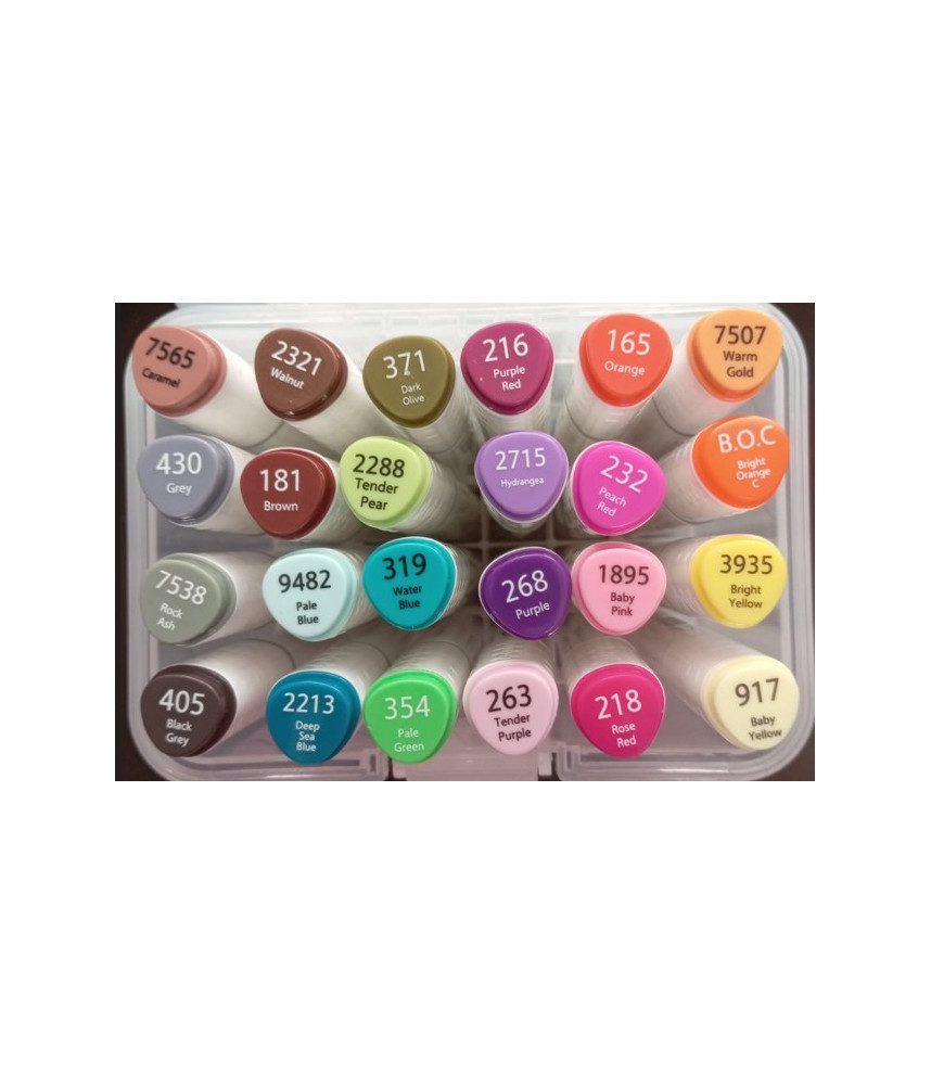 Couture Creations Alcohol Ink Markers Bundle 05 Set of 24