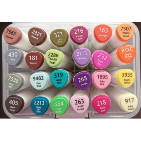 Couture Creations Alcohol Ink Markers Bundle 05 Set of 24