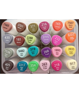 Couture Creations Alcohol Ink Marker Bundle 04 Set of 24