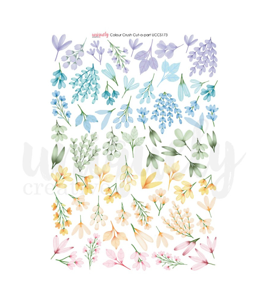 Uniquely Creative A4 Elements Sheet -Colour Crush