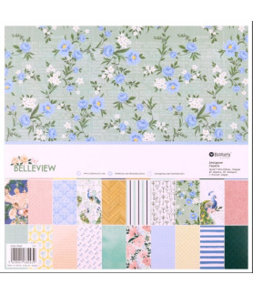 Rosie Studio - Belleview 12×12 Designer Paper Pack 20 sheet