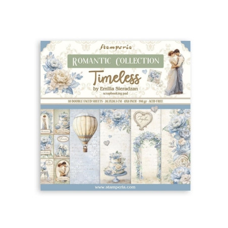 Stamperia - Romantic Collection Timeless Paper Pack 12 x 12