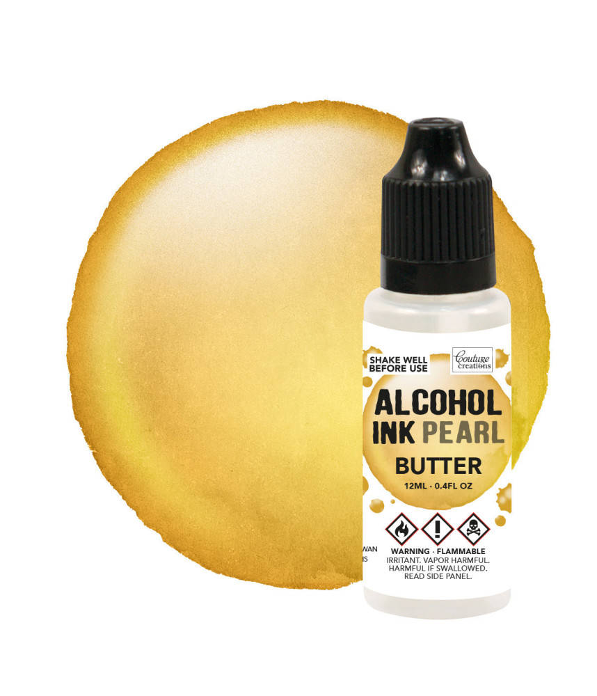 Couture Creations Alcohol Ink Pearl - Splendour / Butter (12ml)