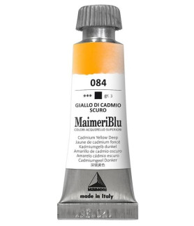 MaimeriBlu - Superior Watercolor Paint 12ml - Cadmium Yellow Deep 084