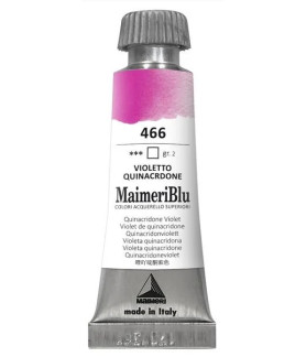 MaimeriBlu - Superior Watercolor Paint 12ml - Quinacridone Violet 466