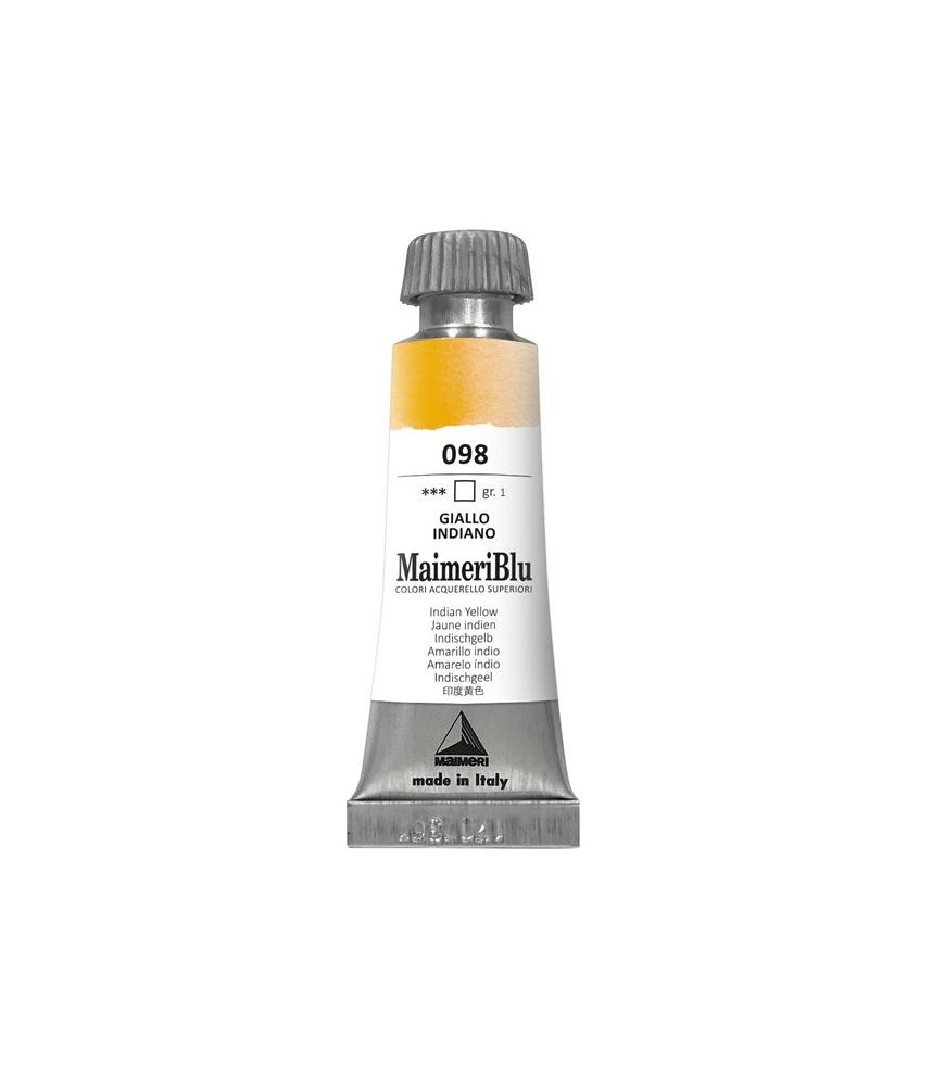MaimeriBlu - Superior Watercolor Paint 12ml - Indian Yellow 098