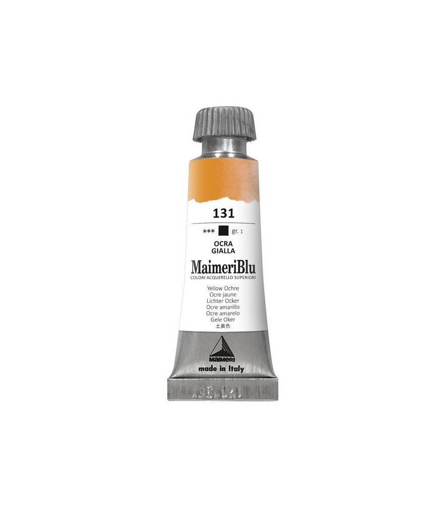 MaimeriBlu - Superior Watercolor Paint 12ml - Yellow Ochre 131