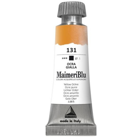 MaimeriBlu - Superior Watercolor Paint 12ml - Yellow Ochre 131