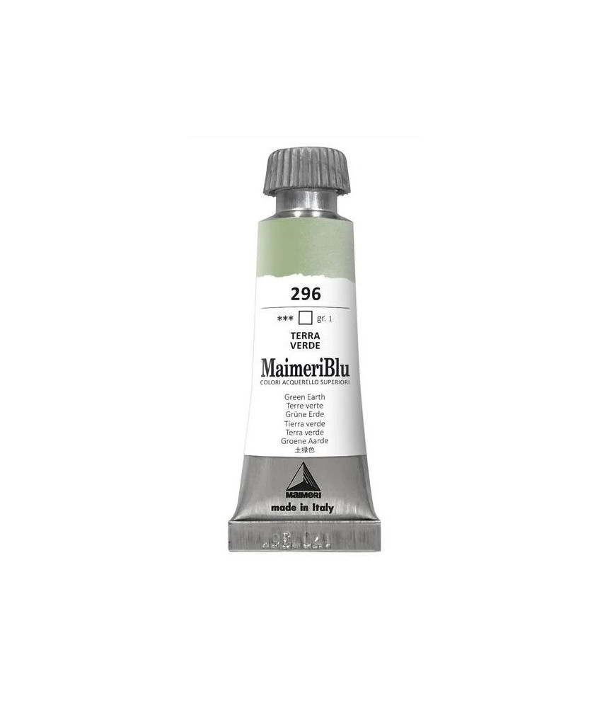 MaimeriBlu Superior Watercolor Paint 12ml - Green Earth 296