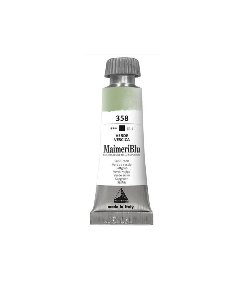 MaimeriBlu Superior Watercolor Paint 12ml - Sap Green 358