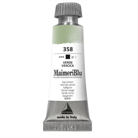 MaimeriBlu Superior Watercolor Paint 12ml - Sap Green 358