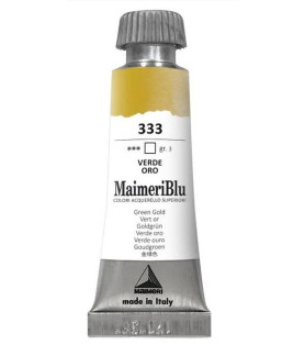 MaimeriBlu Superior Watercolor Paint 12ml -Green Gold 333