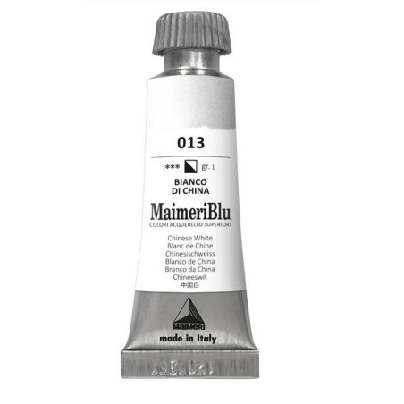 MaimeriBlu Superior Watercolor Paint 12ml - Chinese White 013