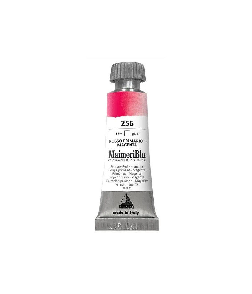 MaimeriBlu - Superior Watercolor Paint 12ml - Primary Red Magenta 256