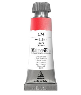 MaimeriBlu - Superior Watercolor Paint 12ml - Crimson Lake 174