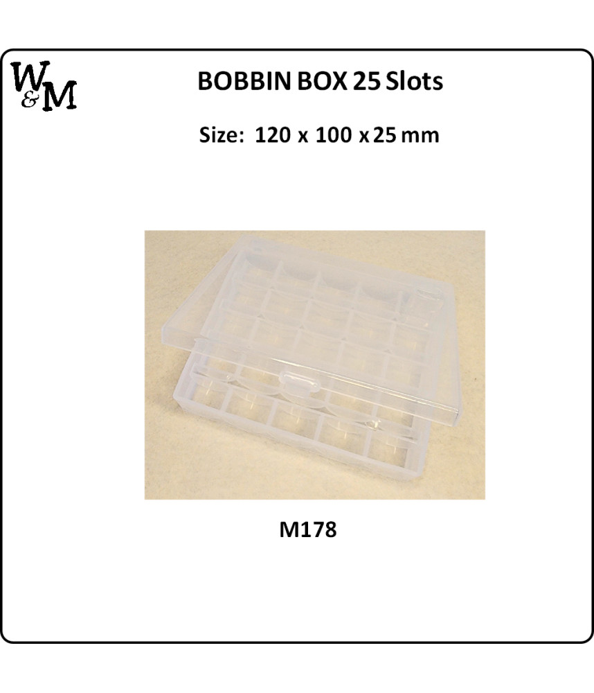 W&M Bobbin Box 25 Slots
