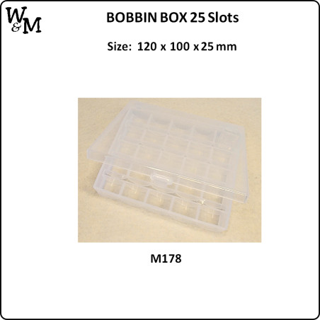 W&M Bobbin Box 25 Slots