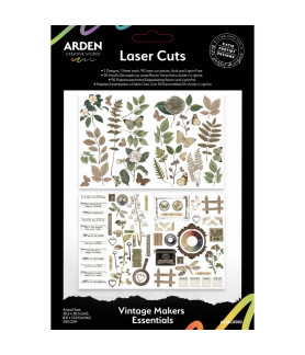 Arden Creative Studio Vintage Markers Essentials Laser Cuts