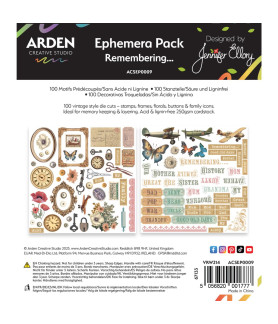 Arden Creative Studio Remembering Ephemera Pack