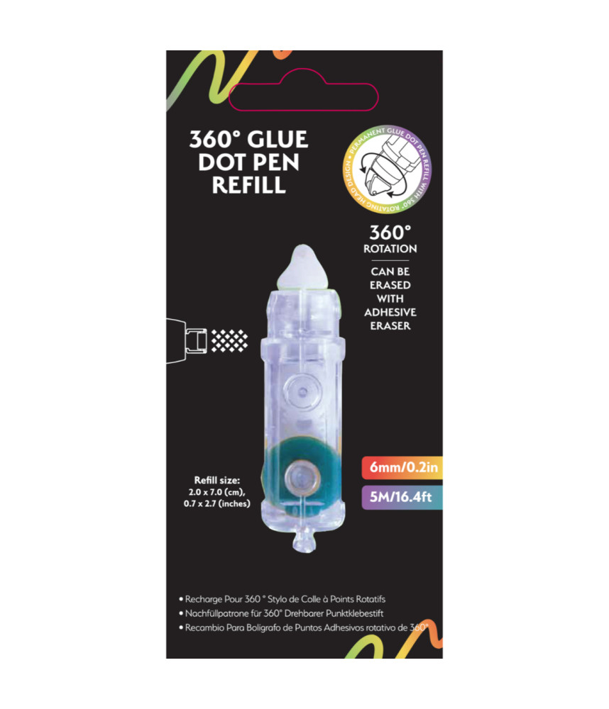 Arden Creative Studio 360° Glue Dot Pen Refill