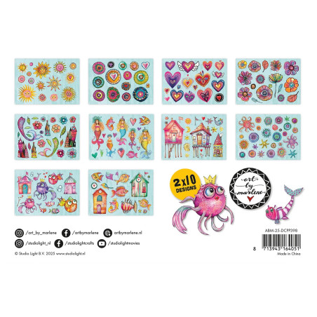 Studio Light Art By Marlene - 2025 - Die-cut Paper Pad - Sunny days