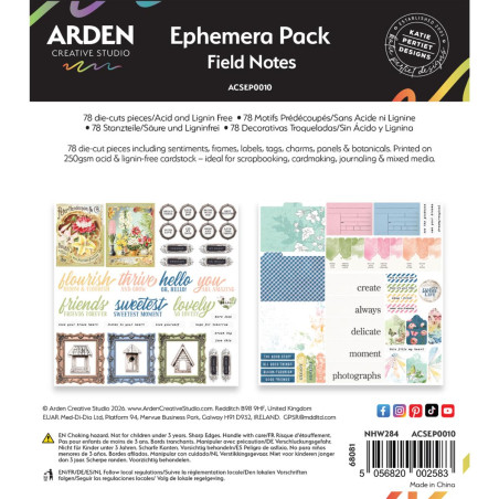 Arden Creative Studio Field Notes Ephemera Pack