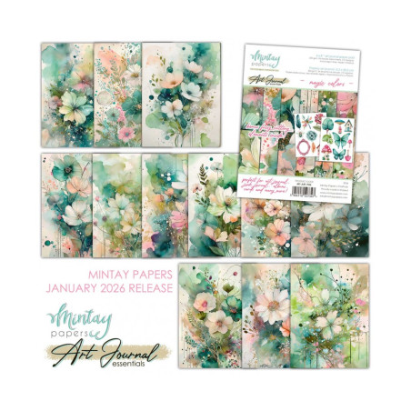 Mintay 6 x 8 Art Journal Paper Pad - Magic Colors