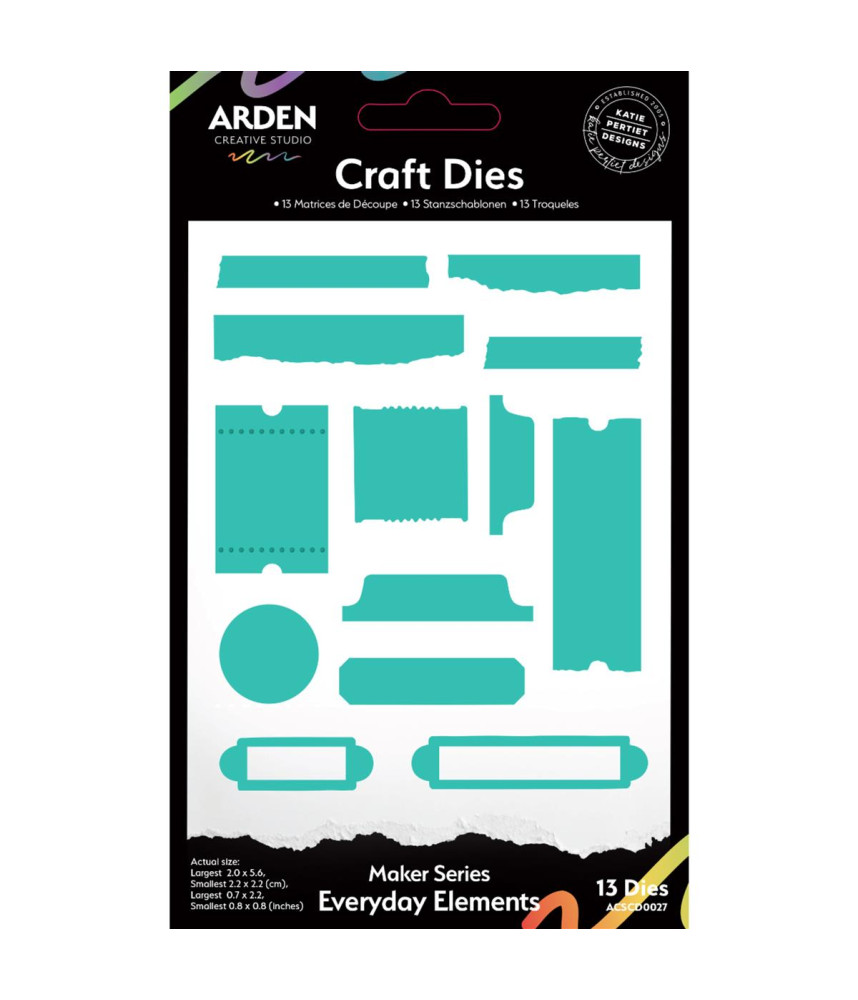 Arden Creative Studio Maker Series Everyday Elements Craft Die Set