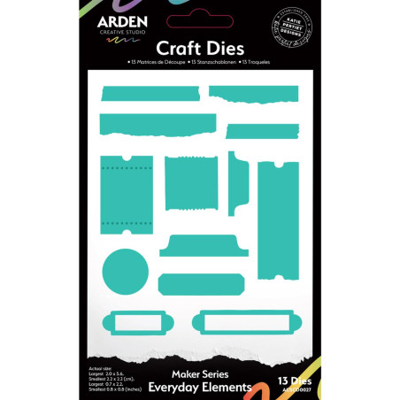 Arden Creative Studio Maker Series Everyday Elements Craft Die Set