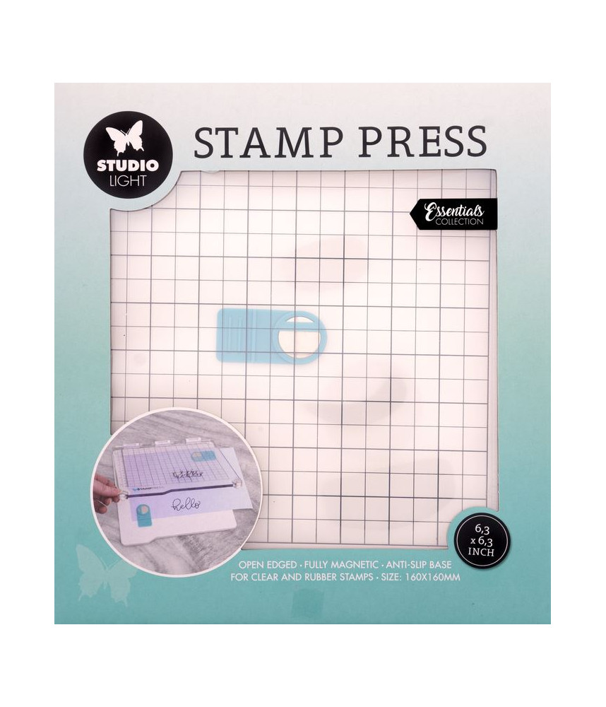 Studio Light Stamp press incl. 2 magnets 160x160x20mm 3 PCS
