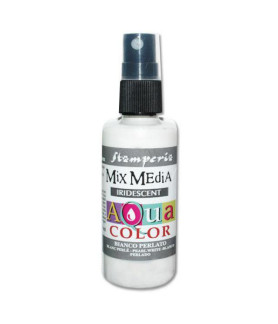 Stamperia Aquacolor Spray Pearl White 60ml