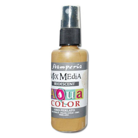 Stamperia Aquacolor Spray Pearl Gold 60ml