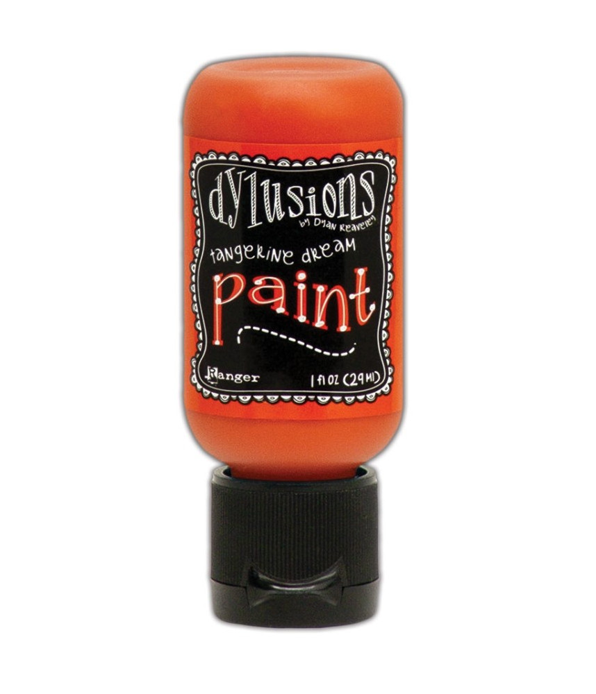 Ranger Dylusions Flip Cap Paint Tangerine Dream1oz