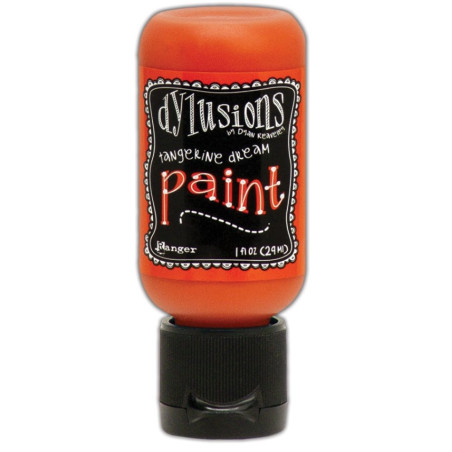 Ranger Dylusions Flip Cap Paint Tangerine Dream1oz
