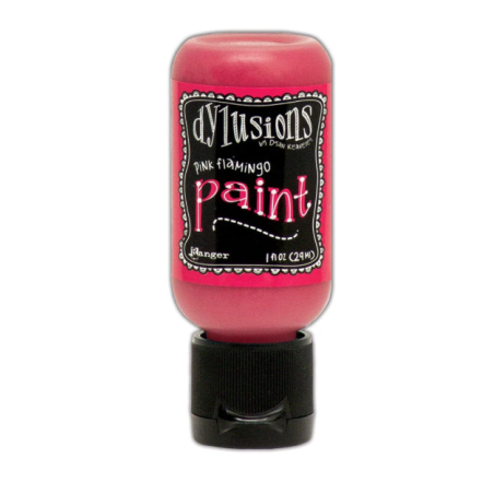 Ranger Dylusions Flip Cap Paint Pink Flamingo, 1oz