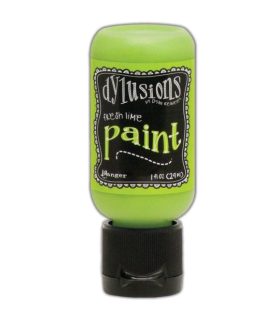Ranger Dylusions Flip Cap Paint - Fresh Lime 1oz