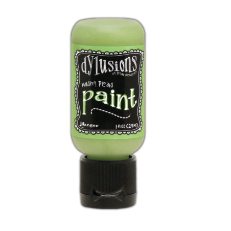 Ranger Dylusions Flip Cap Paint - Mushy Peas 1oz