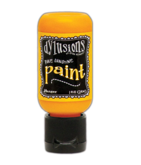Ranger Dylusions Flip Cap Paint - Pure Sunshine, 1oz