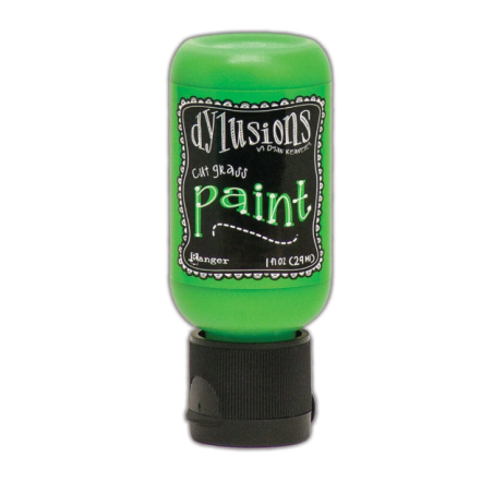 Ranger Dylusions Flip Cap Paint - Cut Grass, 1oz
