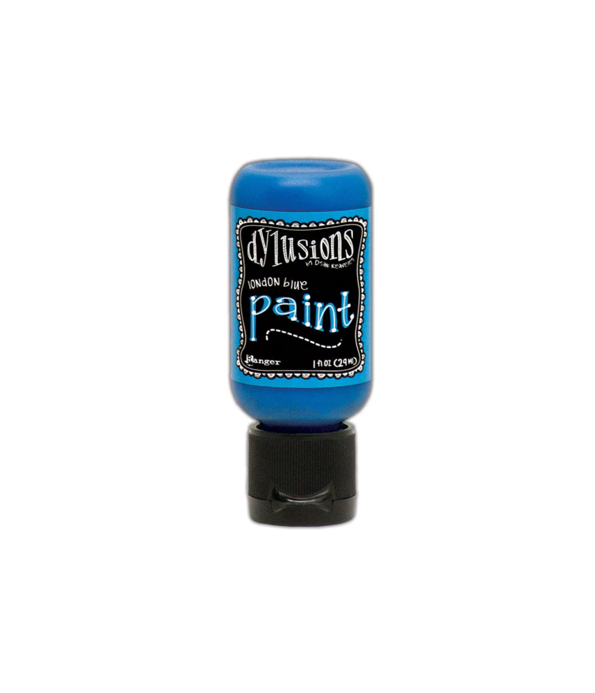 Ranger Dylusions Flip Cap Paint - London Blue 1oz
