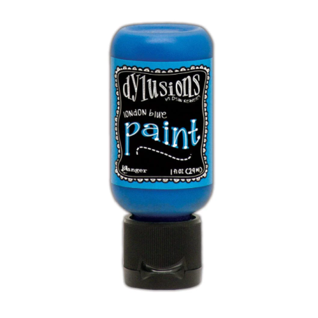 Ranger Dylusions Flip Cap Paint - London Blue 1oz