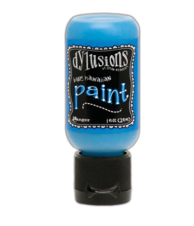 Ranger Dylusions Flip Cap Paint - Blue Hawaiian 1oz