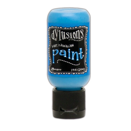 Ranger Dylusions Flip Cap Paint - Blue Hawaiian 1oz