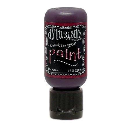 Ranger Dylusions Flip Cap Paint - Cranberry Juice, 1oz