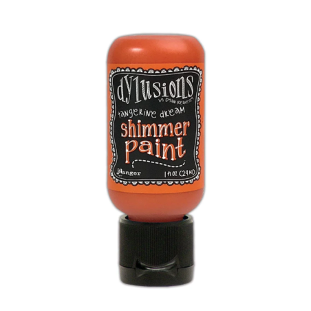 Ranger Dylusions Shimmer Paint - Tangerine Dream 1oz