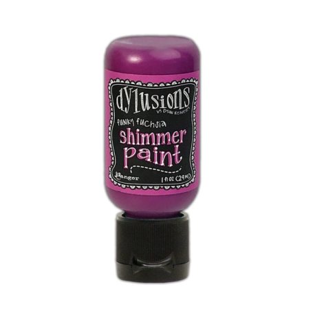Ranger Dylusions Shimmer Paint - Funky Fuchsia 1oz