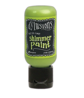 Ranger Dylusions Shimmer Paint - Fresh Lime 1oz