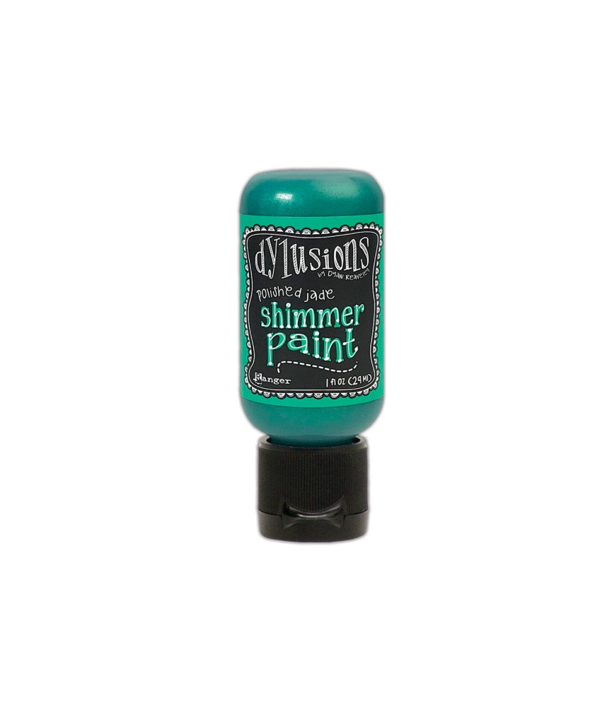 Ranger Dylusions Shimmer Paint - Polished Jade 1oz