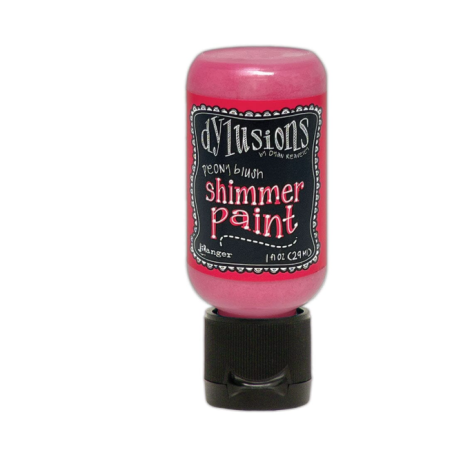 Ranger Dylusions Shimmer Paint - Peony Blush 1oz