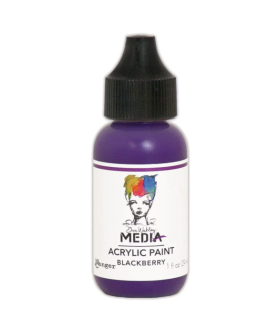 Ranger Dina Wakley Media Acrylic Paint - Blackberry
